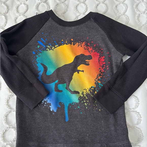 Garanimals Other - Garanimals Black Dinosaur Splash Long Sleeve Tee